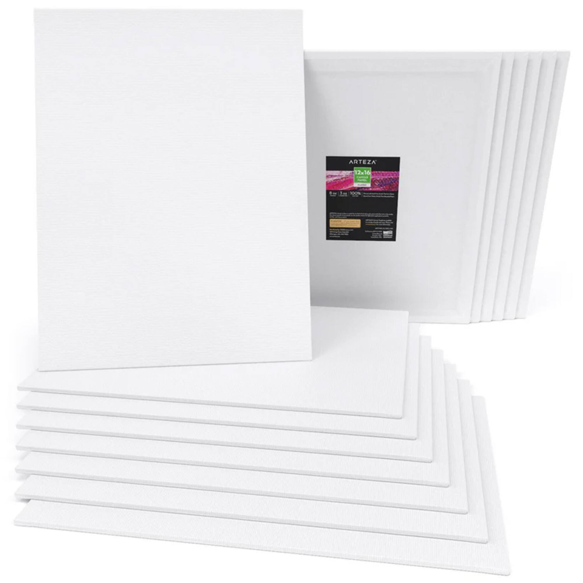 Arteza® White Canvas Panels